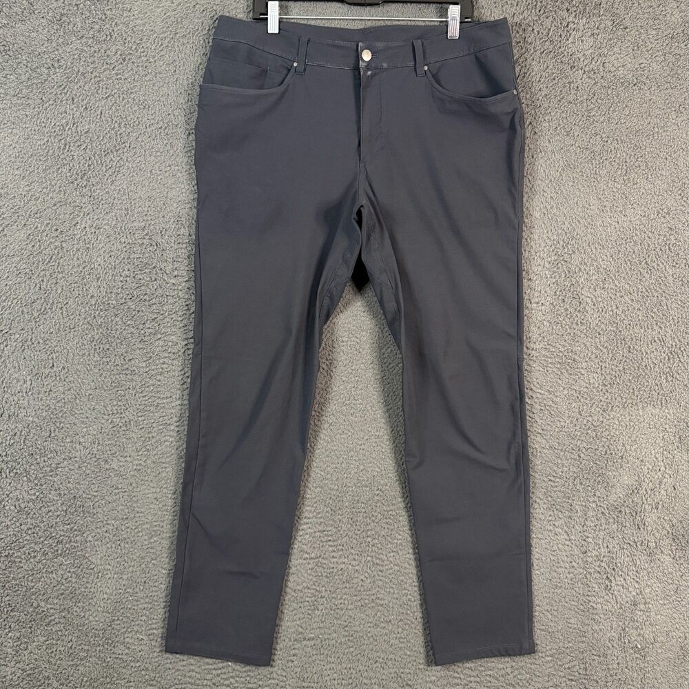 Lululemon Pants Mens 36x31 Gray ABC Slim Fit Stretch Warpstreme Athleisure Chino